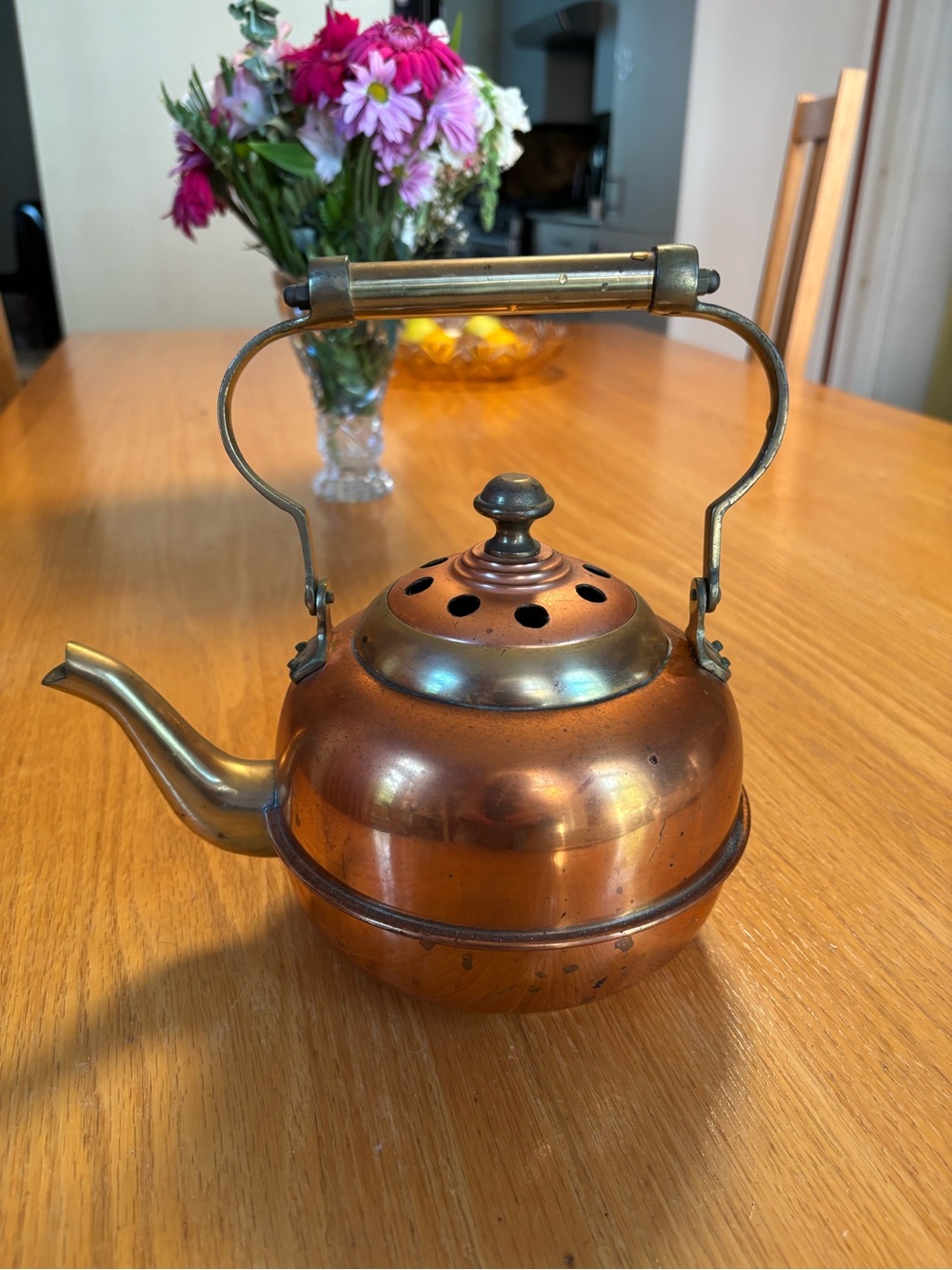Copper & Brass Tea Kettle